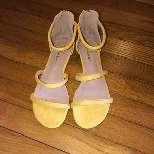 Lulus yellow sandals